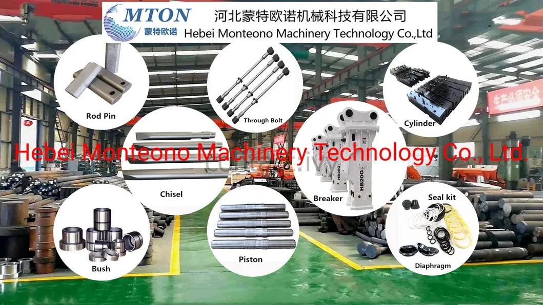 Heavy-Duty Hydraulic Rock Breaker Tool for Excavator Demolition Use