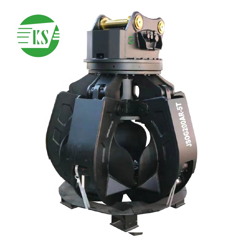 Keshang Hydraulic Concrete Demolition Shear for Excavator Rotating Shears 50 Ton Excavator Scrap Cutting Shear Tool Kit
