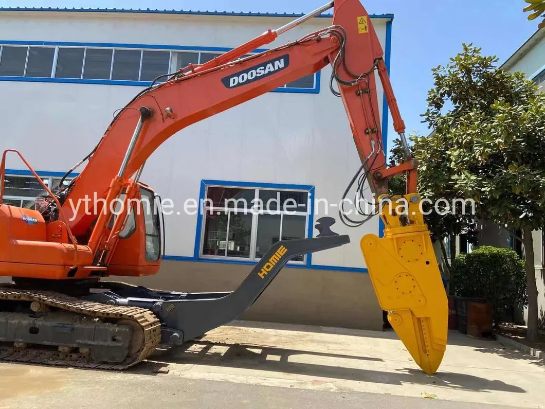 Hydraulic Rotating Dismantling Shear for Excavator Old Car Scrap Metal Recycling Shear Demolition Cutting Shear High Strength Wear Resistant Attachment