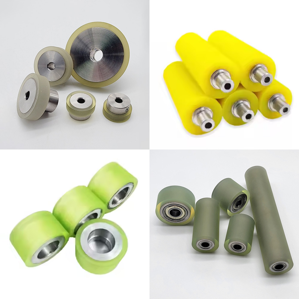 Customized Stainless Steel Wheel Grinding Machine Unpowered Bearing Roller Pressure Track Driven Wheel Cutting Processing