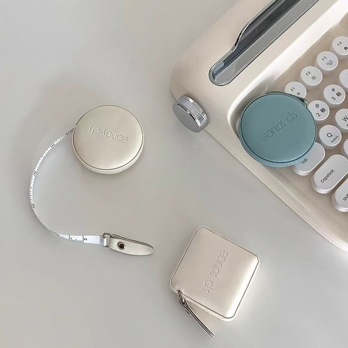 Measuring Tape Leather Retractable Ruler Tape Portable Centimeter Inch Tape Measurement Practical Height Ruler Measuring Tool
