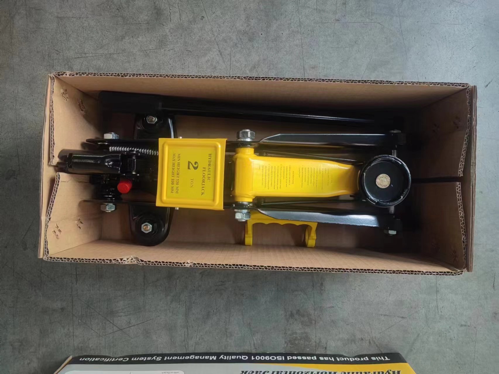 Durable 2 Ton Horizontal Hydraulic Floor Jack Electric Double Pump Quick Rise Vehicle Lifting Repair Tool