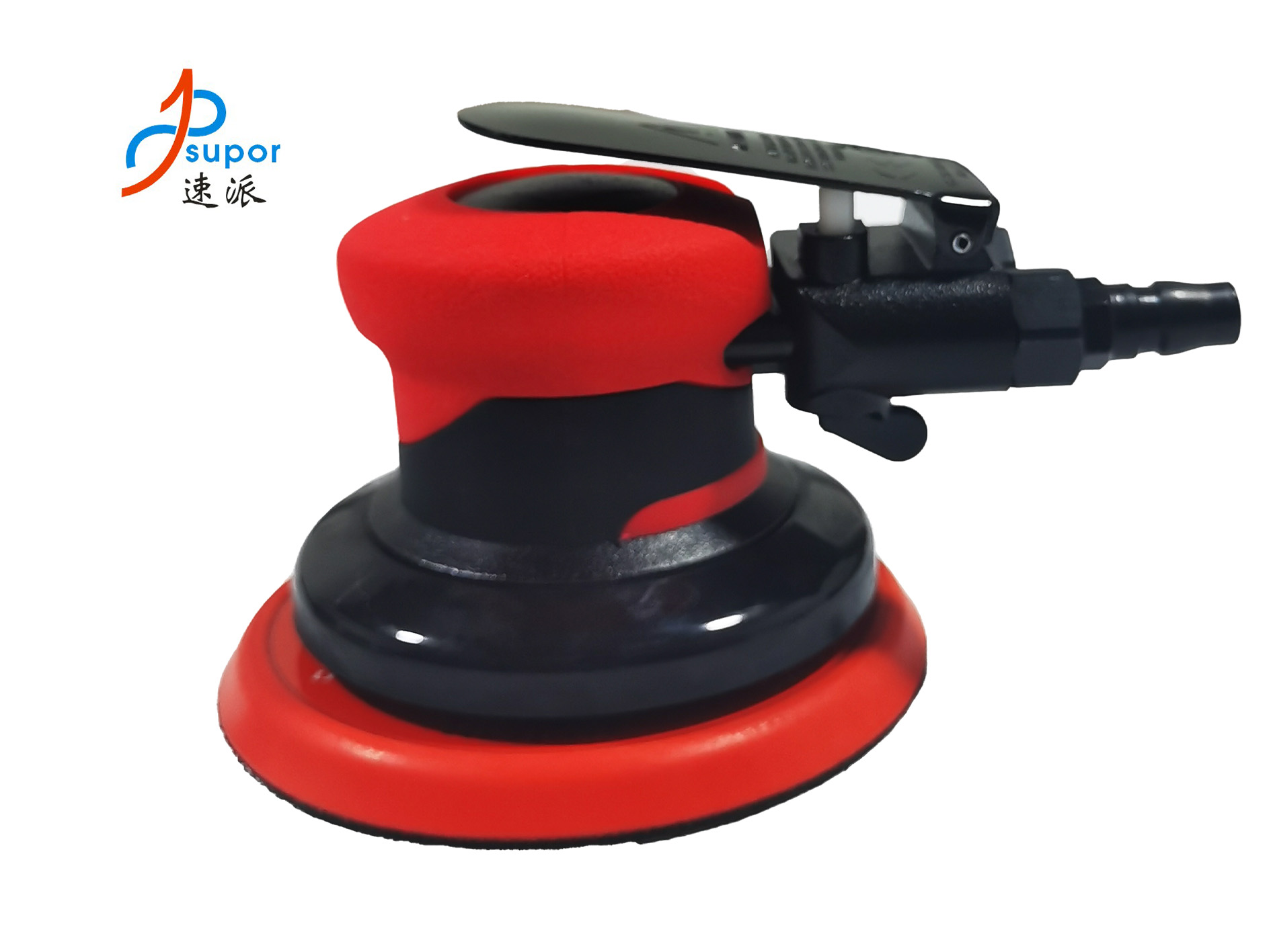 Supor 8 Inch 12000 RPM Turbine Motor Versatile Random Orbital Pneumatic Sanders Home and Workshop Air-Powered Tool