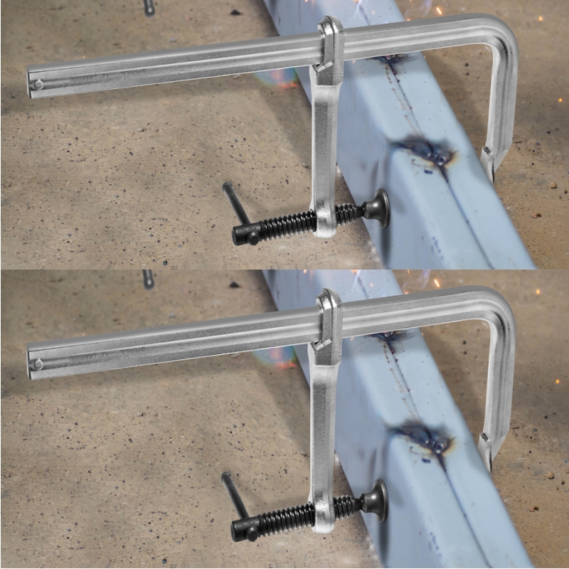 F-Style Drop-Forged Clamp a Heavy-Duty Fastening and Clamping Tool for Mechanical Welding Fixation