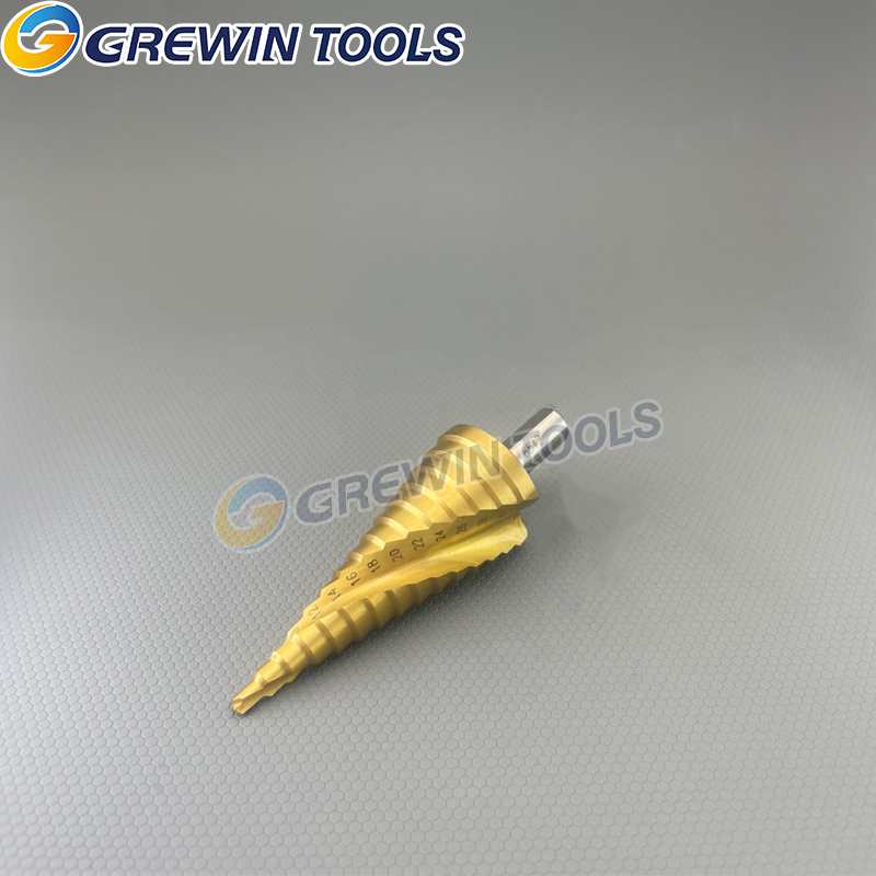 High Efficiency DIN338 Fully Ground 118 Degree High Speed Steel Titanium-Plated Metalworking HSS Drill Bits for Stainless Steel