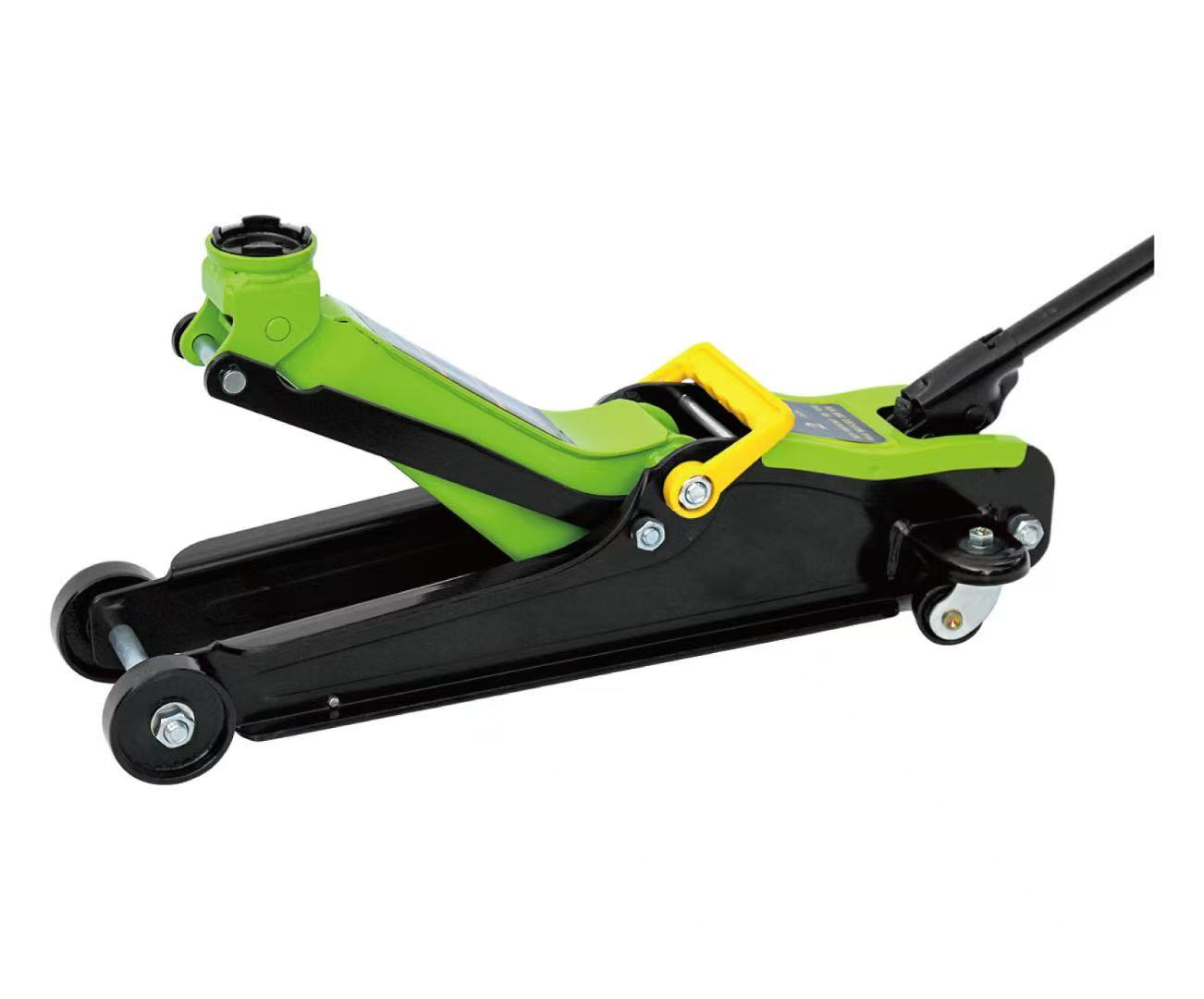 Durable 2 Ton Horizontal Hydraulic Floor Jack Electric Double Pump Quick Rise Vehicle Lifting Repair Tool