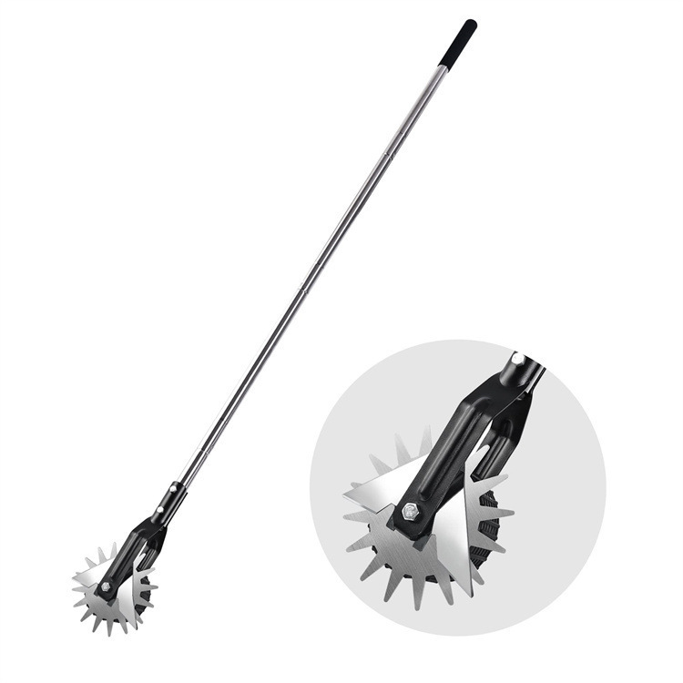 Wheel Rotary Edger With 4 Sections Stainless Steel Handle Best Lawn Garden Tools Lawn Edger Gardening Tools Manual Weeding Tools