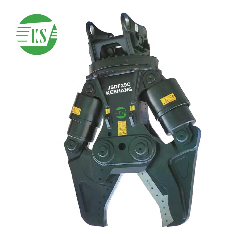 Keshang Hydraulic Concrete Demolition Shear for Excavator Rotating Shears 50 Ton Excavator Scrap Cutting Shear Tool Kit