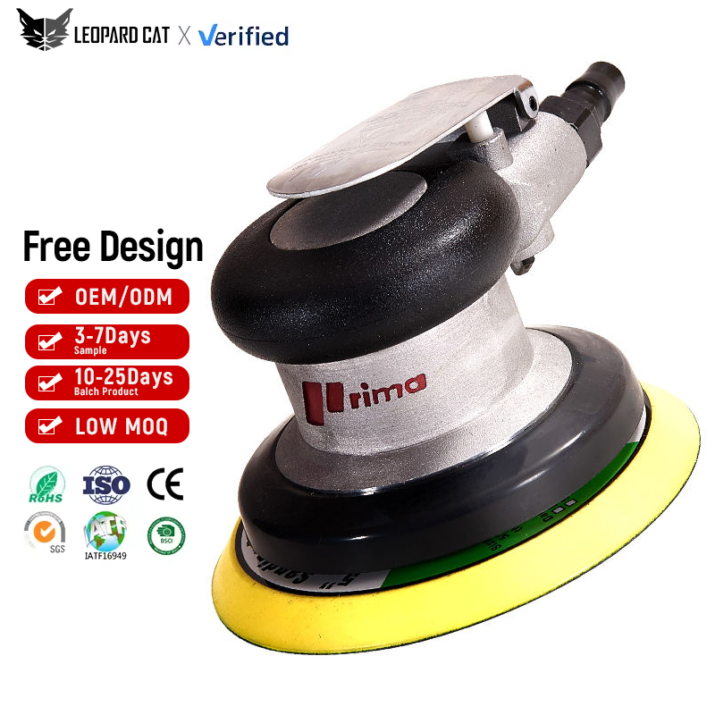PLM 5-Inch Pneumatic Polisher Car Paint Putty Air Grinder Pneumatic Sanders Product Category Polishers Support Customized