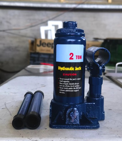 2 Ton Blue Hydraulic Jack Heavy Duty Garage Car Repair Tool with Quick Lift Pump