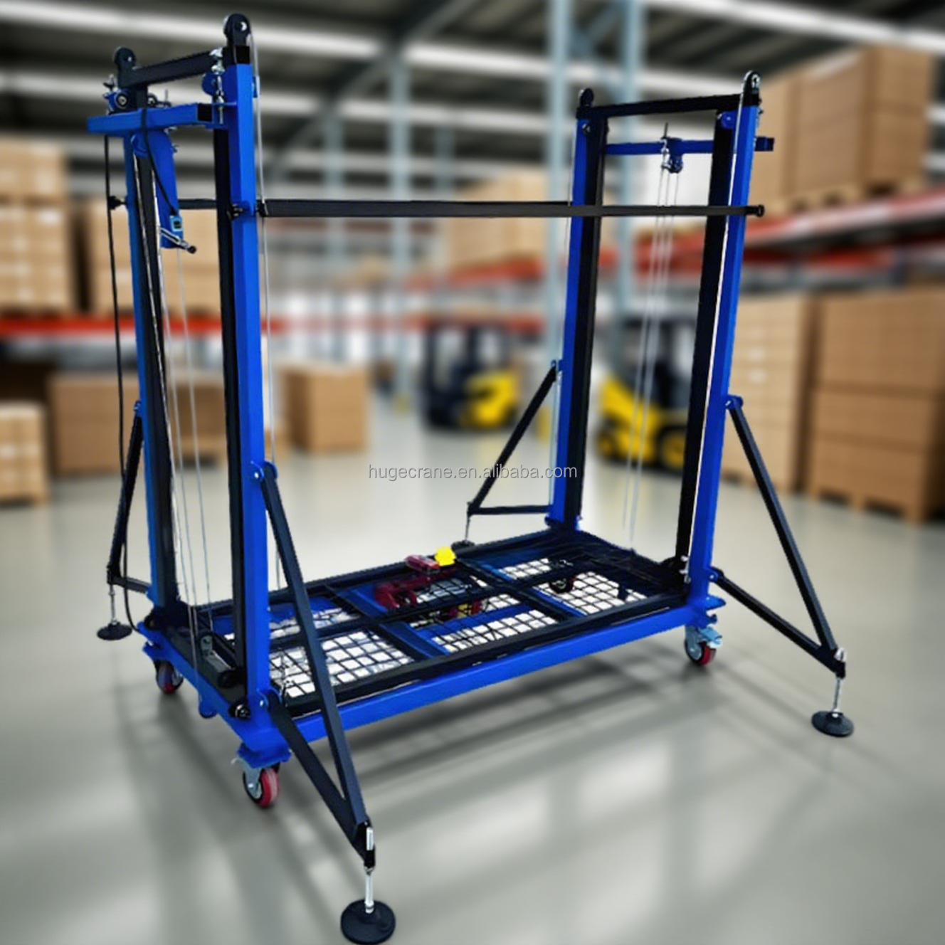 Hydraulic Lift Scaffoldings For Construction Remote-controlled Mobile Lifting Platform Indoor And Outdoor Electric Scaffolding