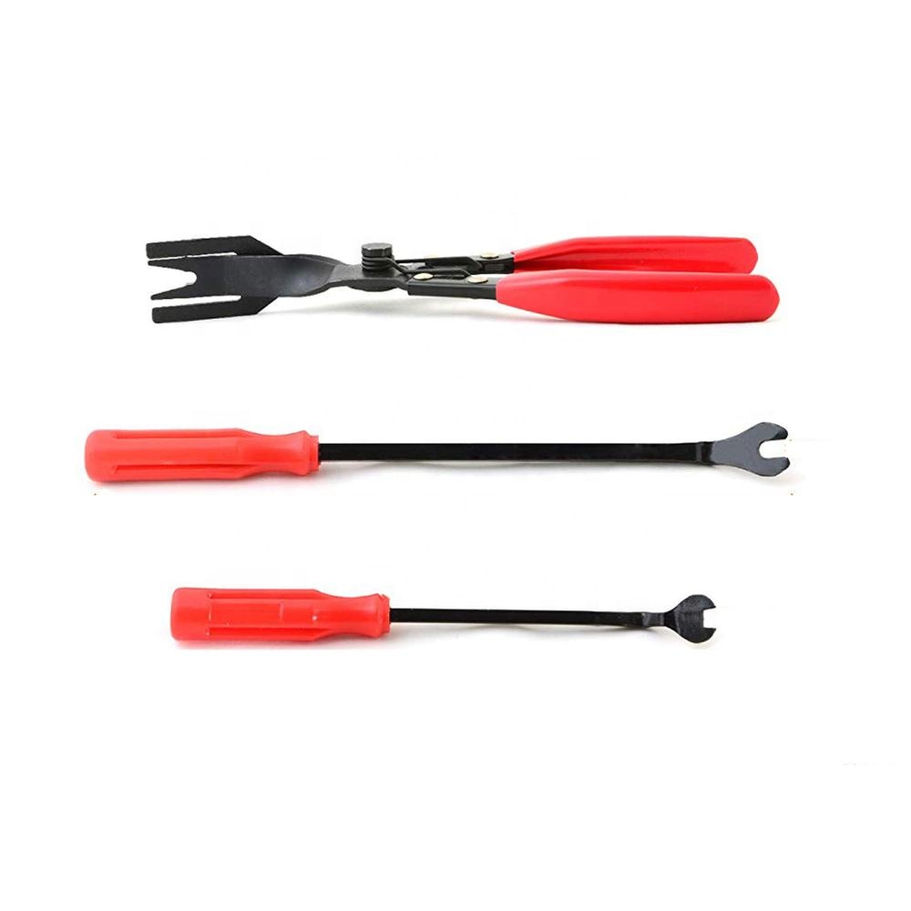 3PCS Car Door Panel Clips Pliers Auto Trim Removal Fastener Tool Kit
