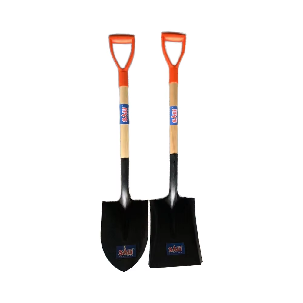 SALI Garden Tools High Quality Wooden Handle Shovels with 15-30 Blade Angle for Efficient Landscaping and Gardening