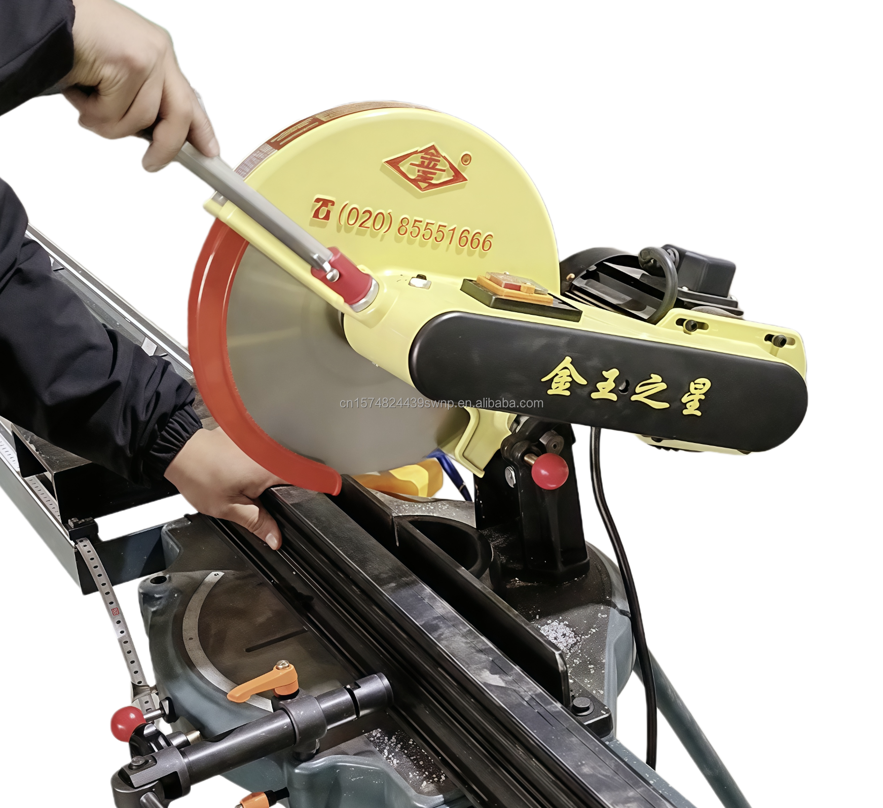 J300 1100W 380V High Safety Windows And Door Single Head Saw For UPVC Aluminum Portable Saw Machine