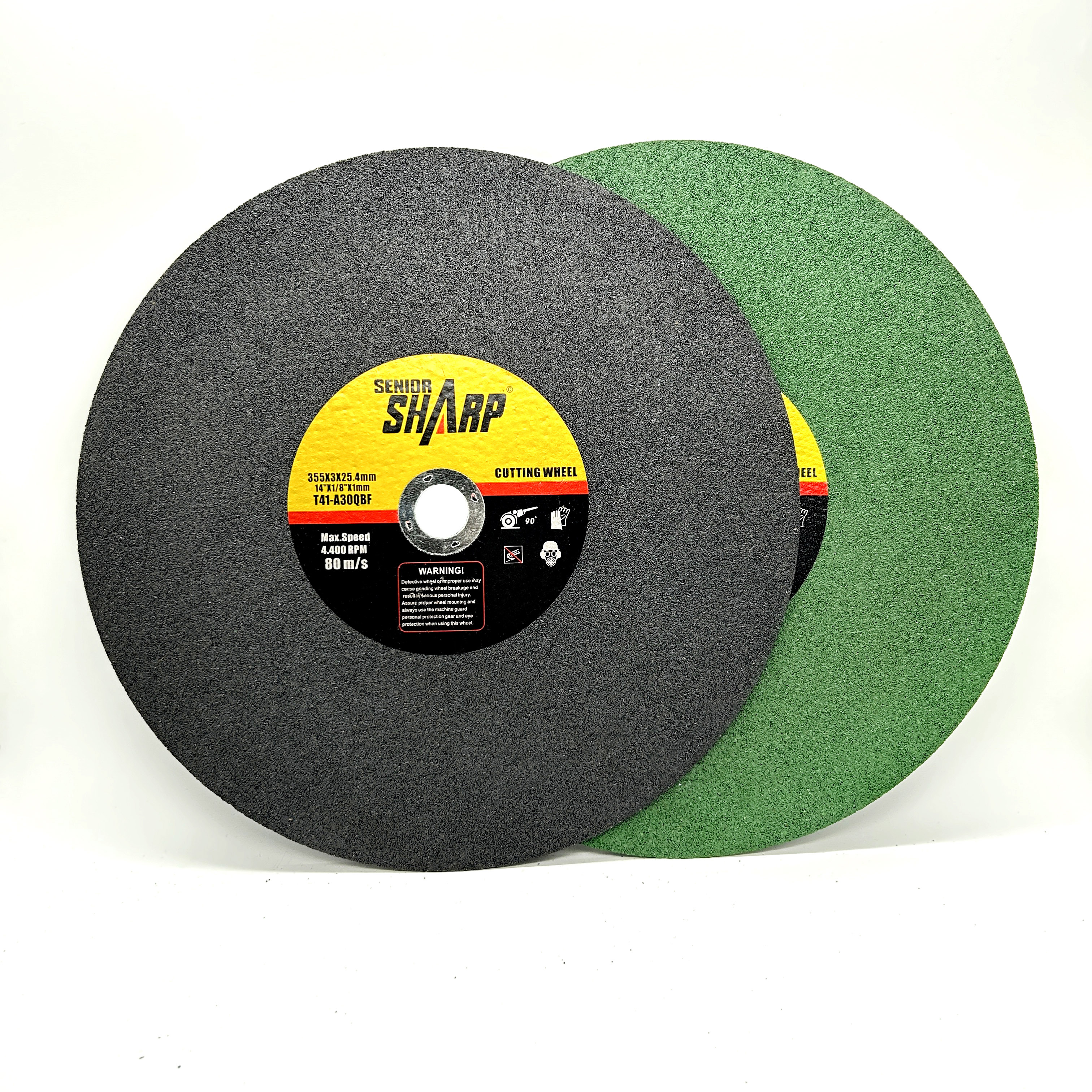 355mm HQ Angle Grinder Cutting Off Disc Resin Wheel Metal Iron Stainless Steel Low Price 115 107 125 230 14'' Abrasive Factory
