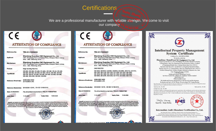 Certifications Display