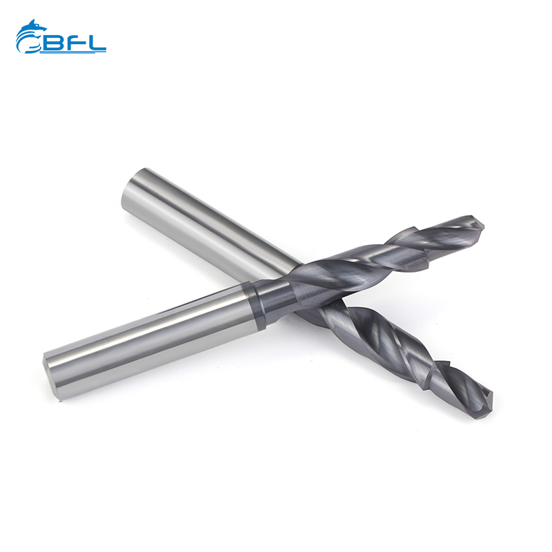 BFL Solid Carbide 2 Flute Coolant Drill Carbide Step Drill Bit for Metalworking Drilling