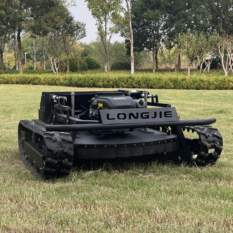 High Quality Heavy Duty Remote Controlled Powered Lawn Mower For Agriculture And Forestry Weeding Crawler Mower