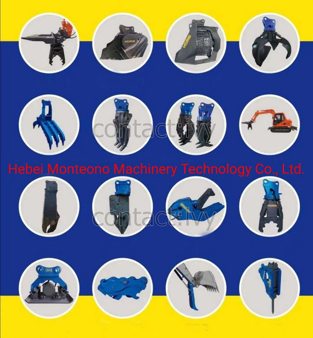 Heavy-Duty Hydraulic Rock Breaker Tool for Excavator Demolition Use