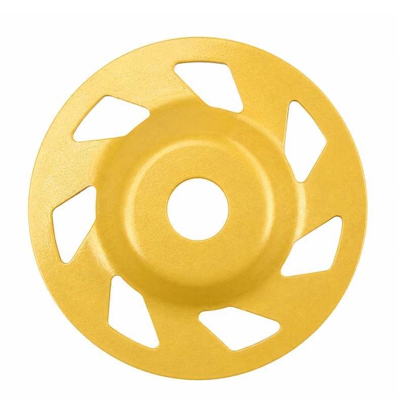 Abrasive Tools125mm Grinding Triangle Cup Wheel Medium Bond 16 Grit Diamond Grinding Cup Wheel