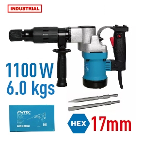 Fixtec 1100W 220V Electric Demolition Jack Hammer Breaker Hammer Power Tools