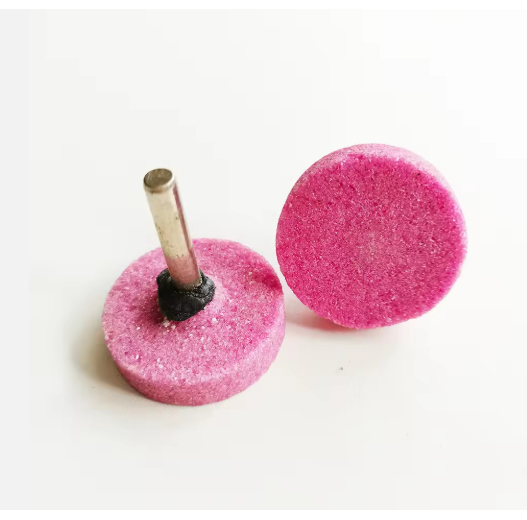 Abrasive Tools P40 Pink Color Ceramic Mounted Point Grinding Stone for Stainless and Metal Polishing