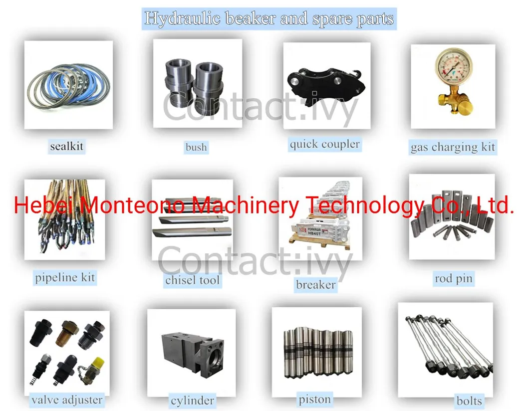 Heavy-Duty Hydraulic Rock Breaker Tool for Excavator Demolition Use