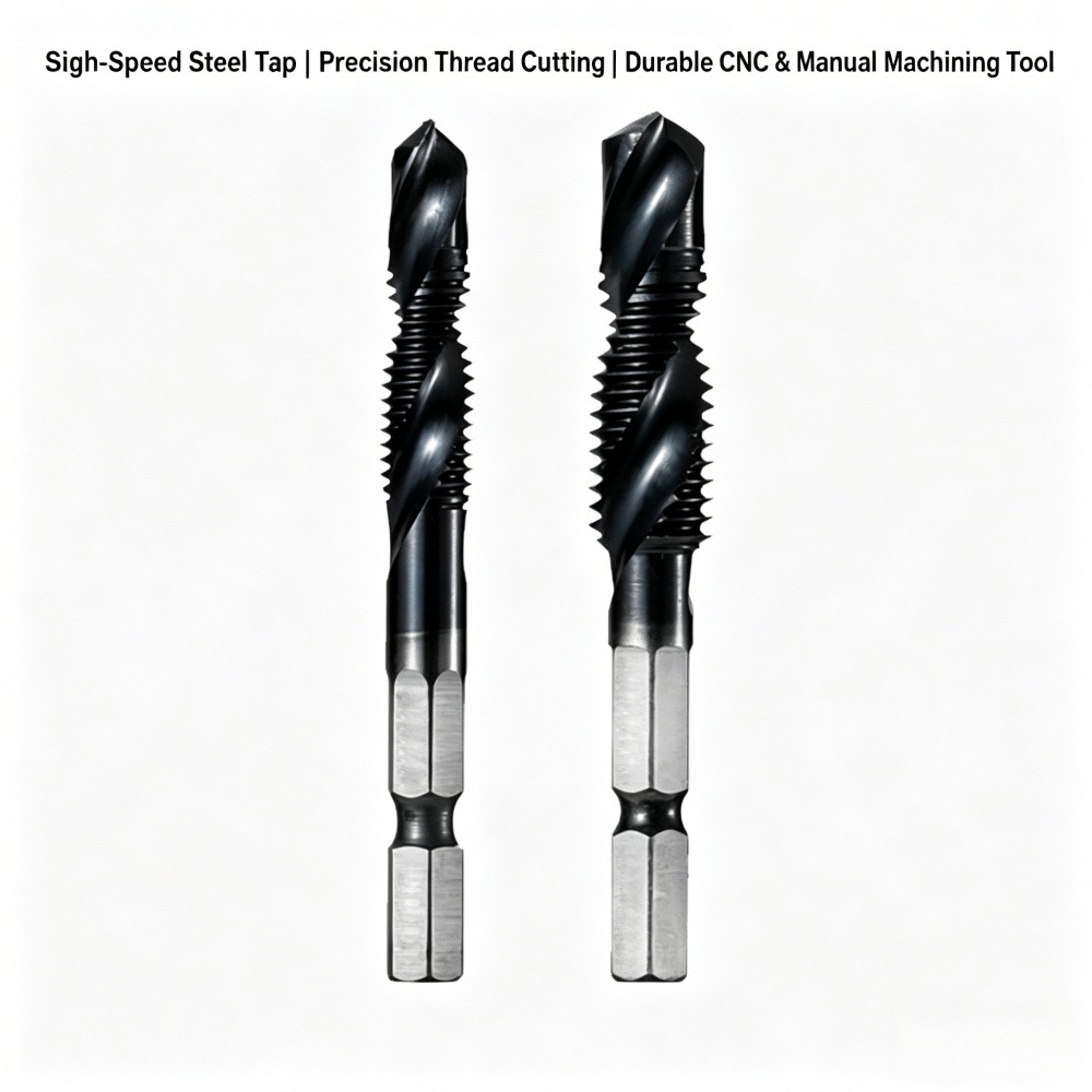 High Speed Steel Tap Precision Thread Cutting Tool CNC Manual Machining Durable Metalworking OEM ODM 3-Year Warranty 1-Piece