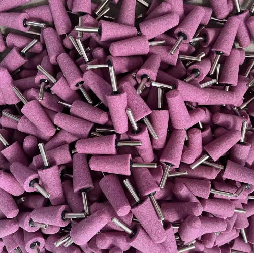 Abrasive Tools P40 Pink Color Ceramic Mounted Point Grinding Stone for Stainless and Metal Polishing