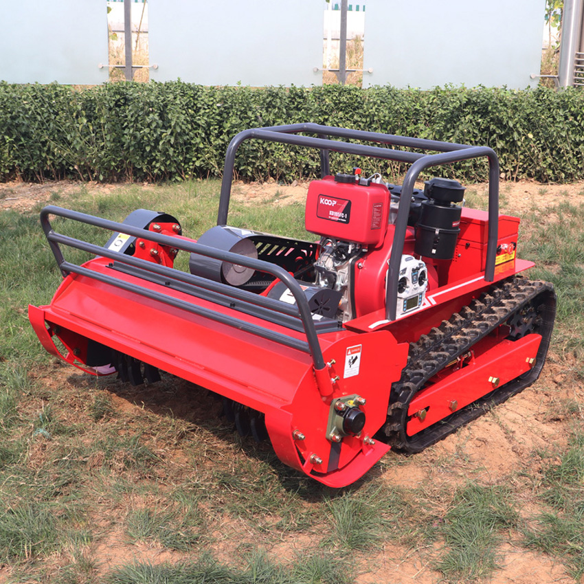 MINGYANG 80cm 100cm 120cm Grass Cutter Powerful Diesel Engine Home Garden Use Remote Control Lawn Mower