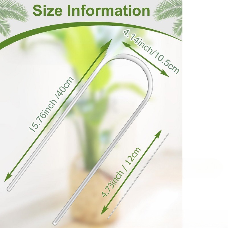Clear Acrylic U-Shaped Plant Trellis