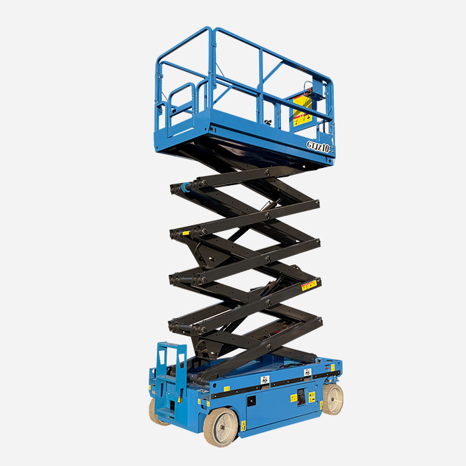 CE Certified Electric Scissor Lift Heavy Duty Hydraulic Lift With 12m Max Height For Auto Repair And Logistics