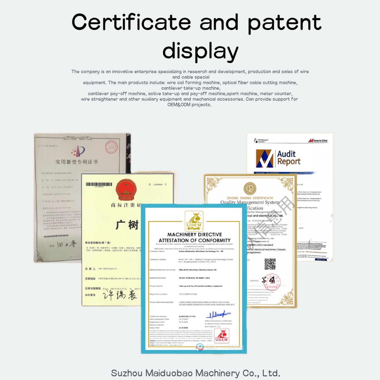 Certification