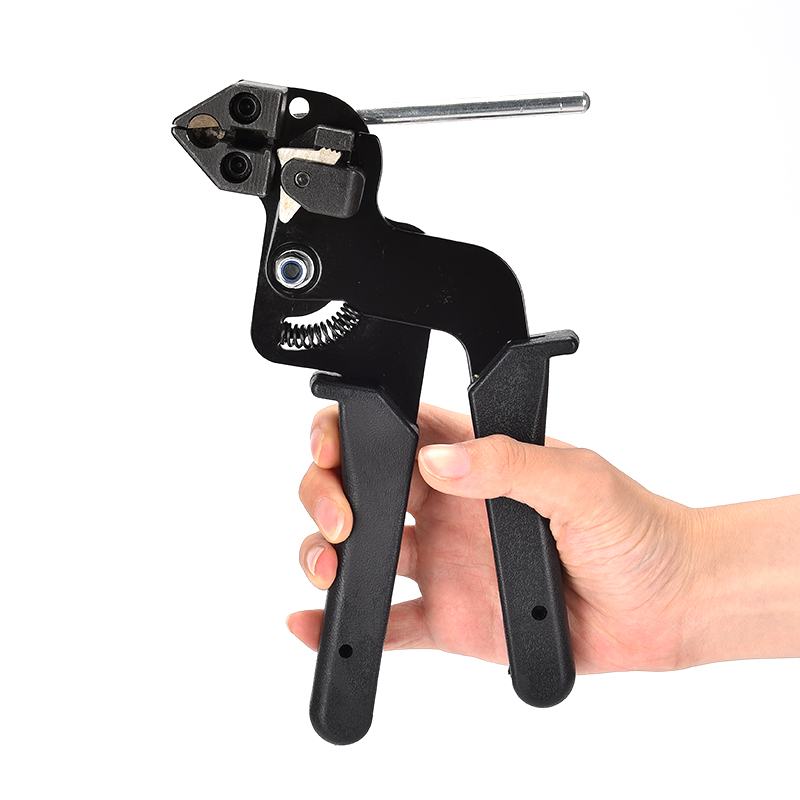 Industrial Grade Banding Cable Tie Fastening Tool Tensioning Carbon Steel Black/Blue Header Card Bunding Wires Charge 1pc Pliers