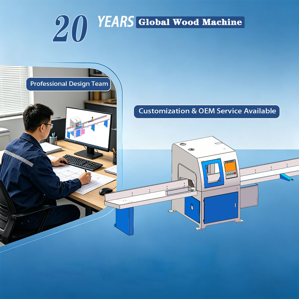 Woodworking Machinerywith Touch Screen Interface High Efficiency PLC Controlled