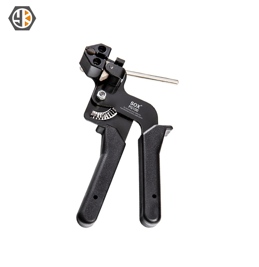 Fastening Tools Tensioning Cutter Nylon Cable Tie Gun Spring Type Stainless Steel/Nylon Zip Tie Gun