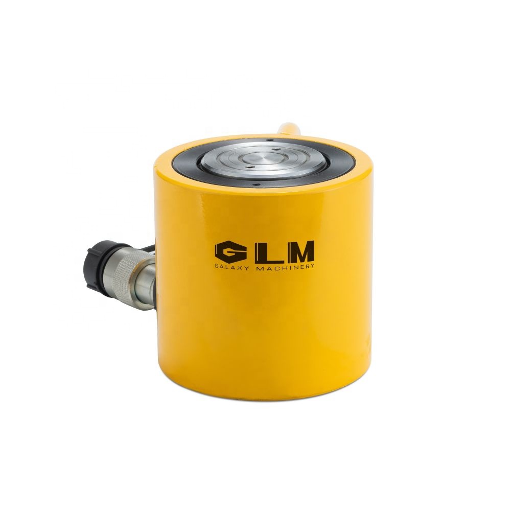 Portable RCS150-80 Complete Set 150 Tons Low Height Alloy Steel Hydraulic Cylinder &amp; Hand Pump 700 Bar Heavy Lifting Tools