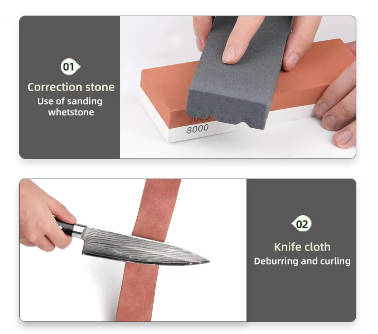 Premium Quality Whetstone Knife Sharpening Stone Set Double Side Stone Sharpening Grit Stone Knife Sharpener