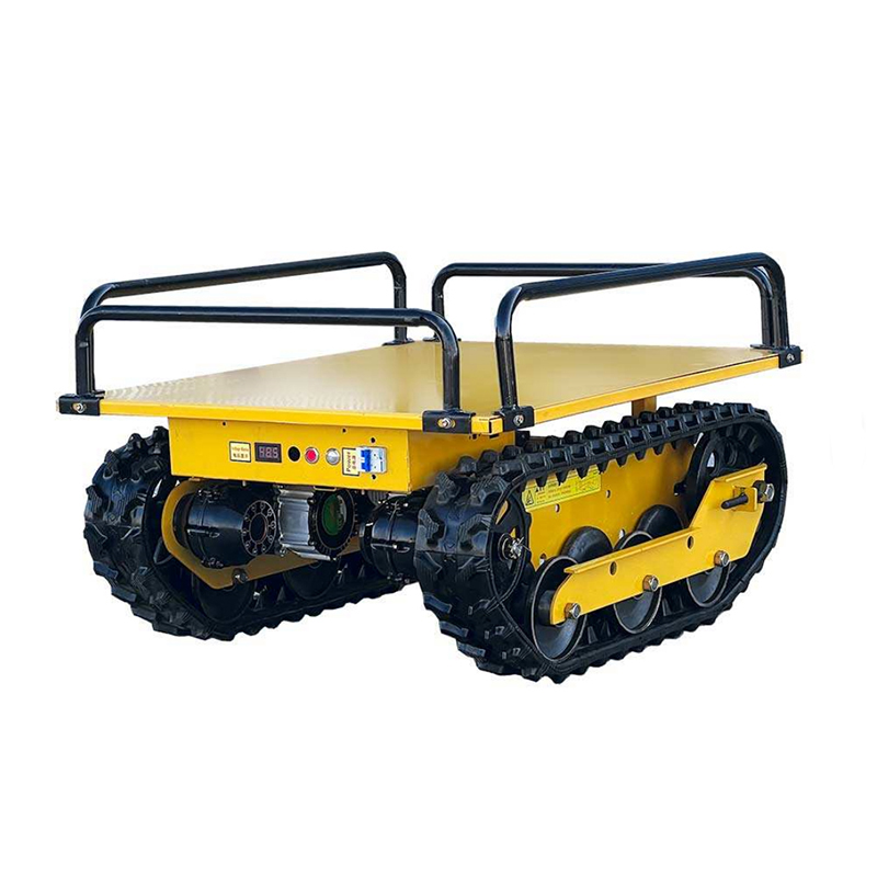Factory Wholesale 500 kg Agricultural Self-discharging Remote Control All Terrain Transport Climbing Vehicle Crawler Trolley