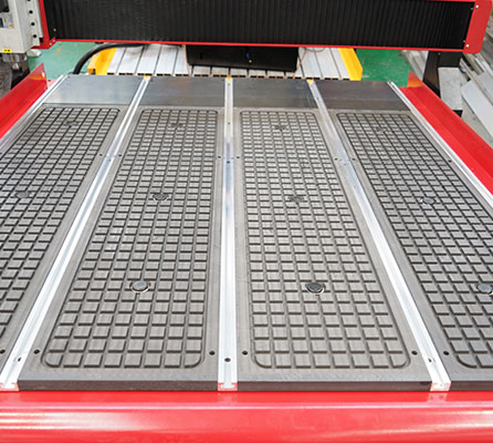 T-slot vacuum working table
