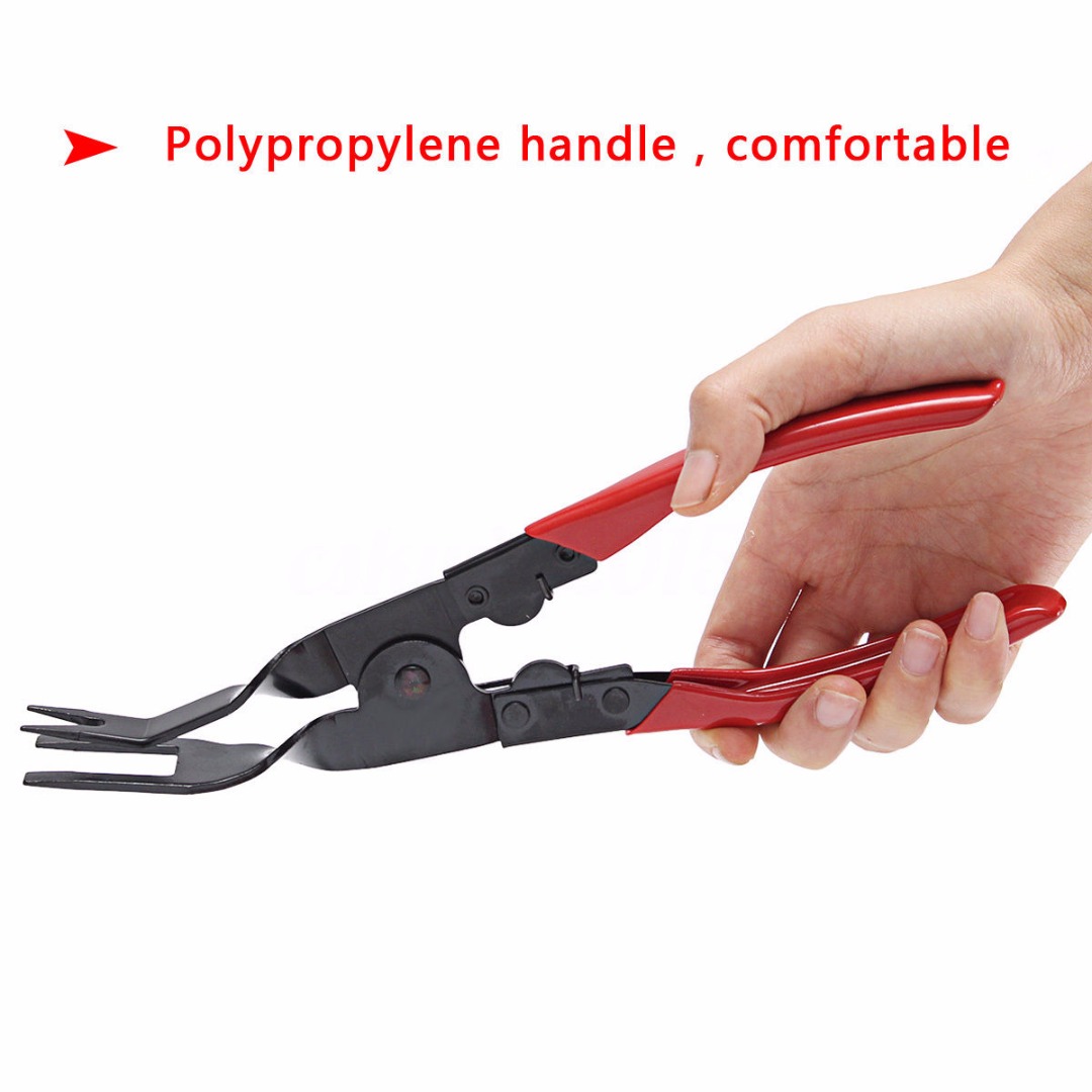 3pcs Steel &amp; Nylon Car Door Trim Rivets Removal Auto Fastener Pliers &amp; Puller Kit Tool Set for Car Door Fastener &amp; Removal