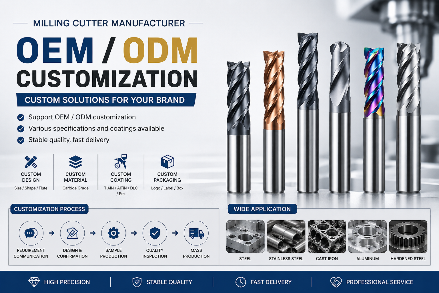 High Speed Steel Tap Precision Thread Cutting Tool CNC Manual Machining Durable Metalworking OEM ODM 3-Year Warranty 1-Piece