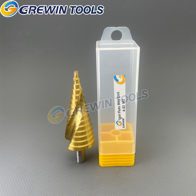 High Efficiency DIN338 Fully Ground 118 Degree High Speed Steel Titanium-Plated Metalworking HSS Drill Bits for Stainless Steel