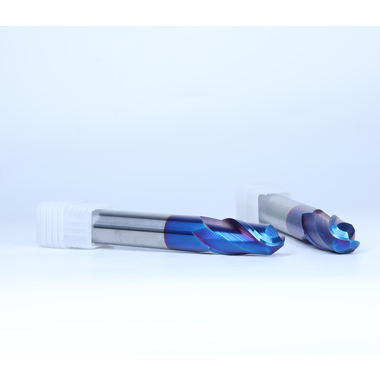 Factory Wholesale CNC Metalworking Ball Nose Stainless Steel End Mills Nano Coating HRC65-72 2-Flute OEM/ODM Customized Support
