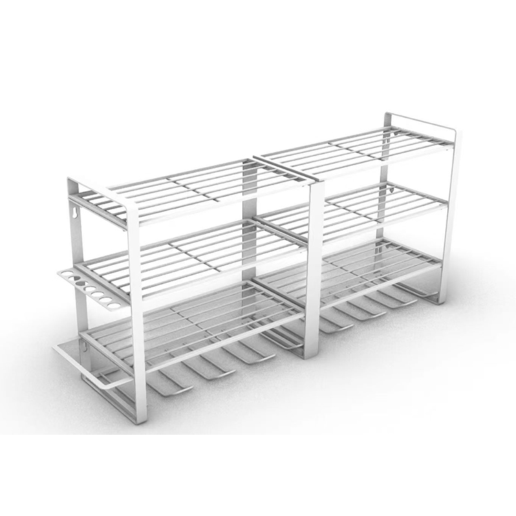4-Layer Metal Wall-Mounted Power Tool Storage Organizer Garage Utility Rack Holder