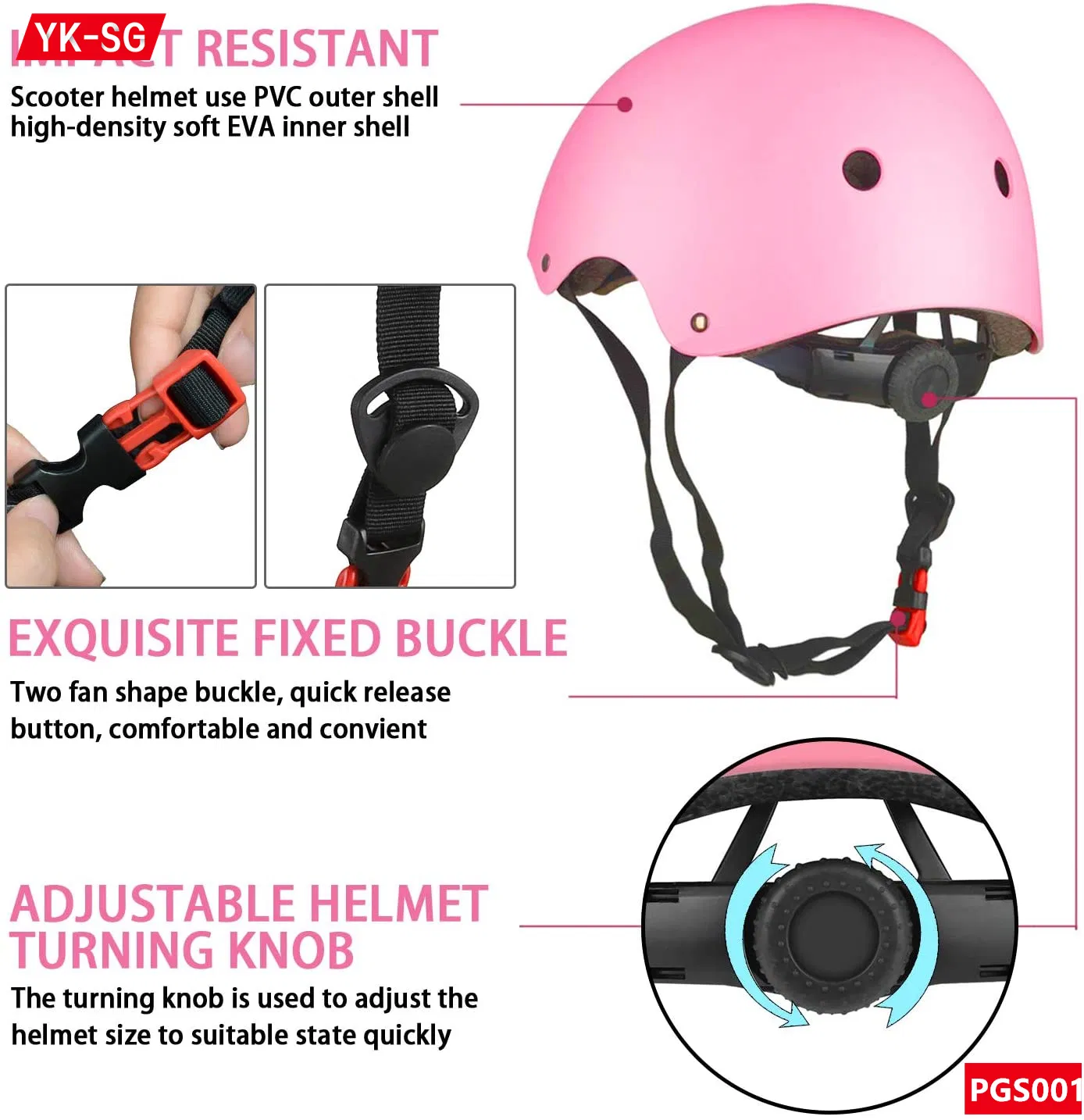 Elbow Knee Pads Helmet Roller Safety Protector Skate Protective Gear