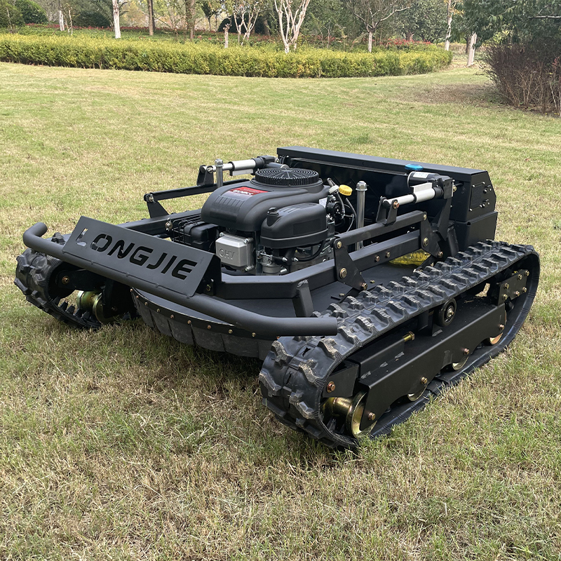 High Quality Heavy Duty Remote Controlled Powered Lawn Mower For Agriculture And Forestry Weeding Crawler Mower