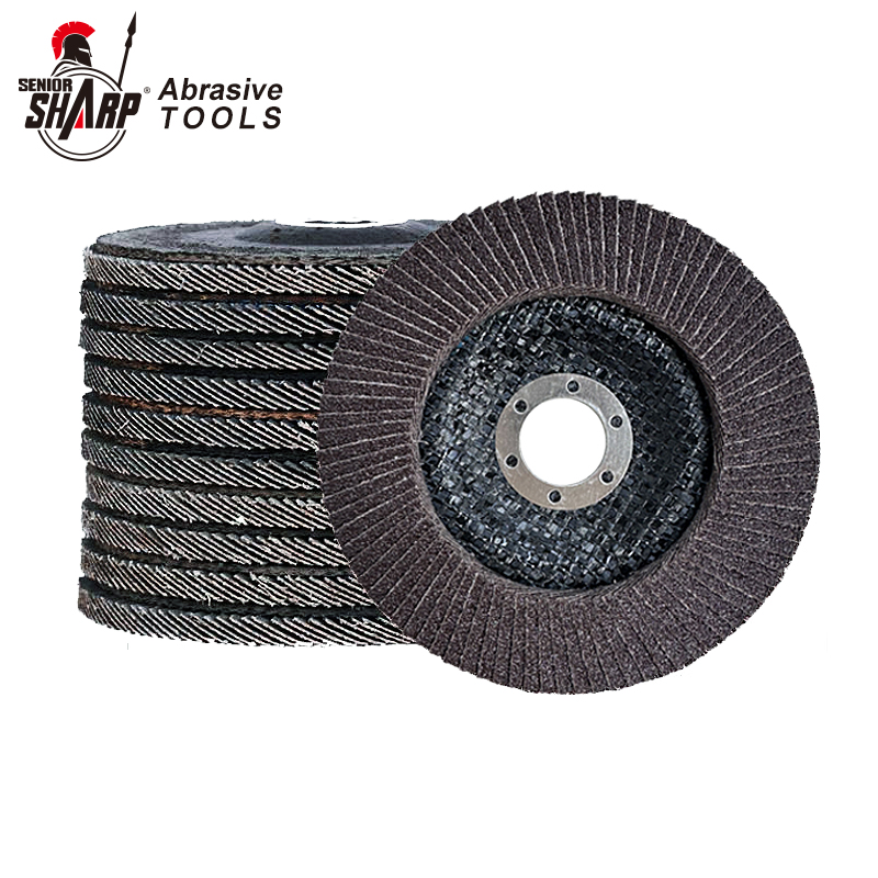 4.5 Inch Silicon Carbide Abrasive Tools Mesh Cover Flexible Flap Disc Grinding Wheel