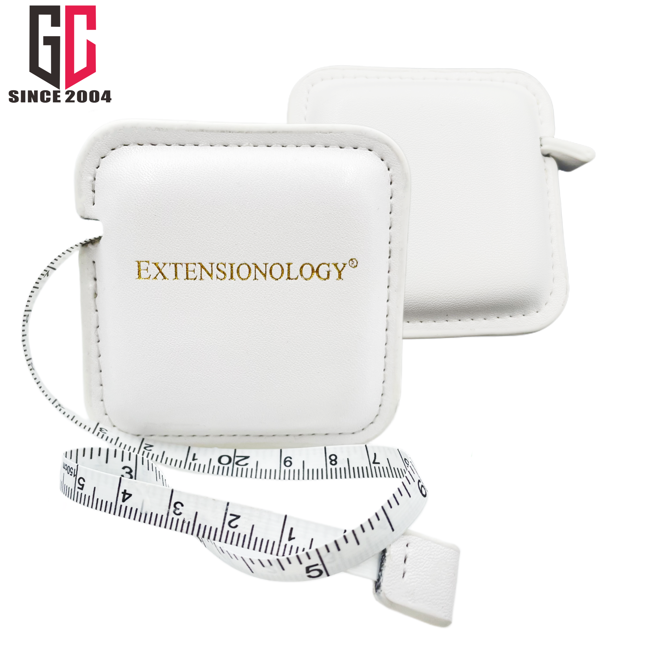 12 Years Factory Custom Hot Selling Mini Black and White Leather Measuring Tape