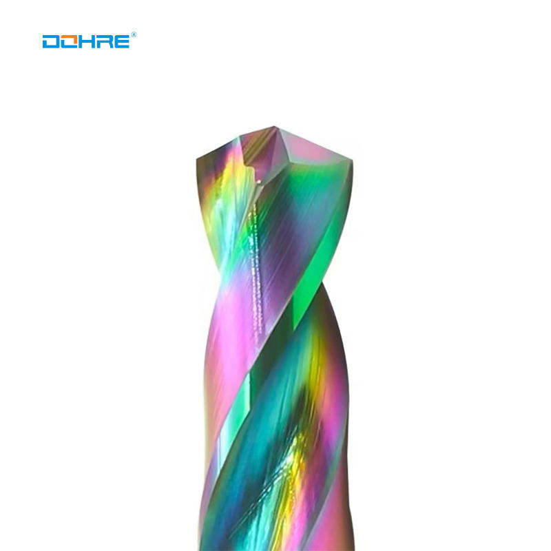 Dohre Highly Accurate Solid Carbide Drill Bit 60/90/120 Degree DLC Colorful Coating Spotting Drill Bit for Aluminum